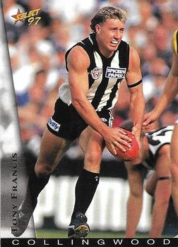 1997 Select AFL Ultimate Series #128 Tony Francis Front